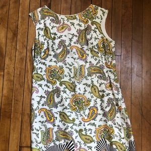 Silky Rayon Psychedelic Paisley Dress